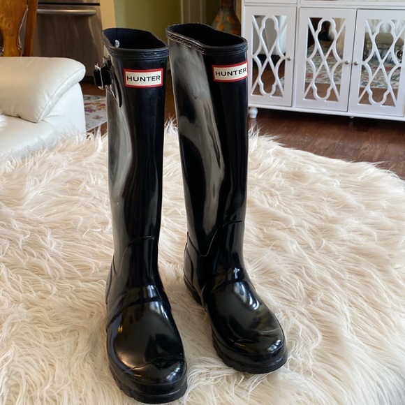 HUNTER tool gloss rain boots - Picture 10 of 16